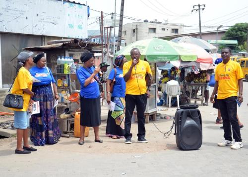 Evangelism outreach to surulere